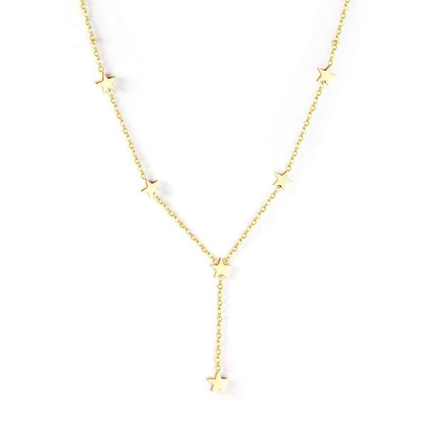 pendant necklaces 100% stainless steel little star necklace for women gold/ color gift friends women's jewelry stars, Silver
pendant necklaces 100% stainless steel little star necklace for women gold/ color gift friends women's jewelry stars, Silver