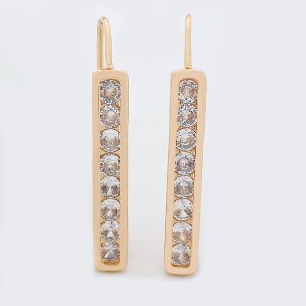 dangle & chandelier elegant 585 rose gold long white cubic zircon earrings women unique gift fine wedding fashion jewelry, Silver
dangle & chandelier elegant 585 rose gold long white cubic zircon earrings women unique gift fine wedding fashion jewelry, Silver