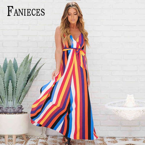 fanieces summer club women floral long maxi dress sleeve casual a-line elegant rainbow striped beach party dresses 210520, Black;gray
fanieces summer club women floral long maxi dress sleeve casual a-line elegant rainbow striped beach party dresses 210520, Black;gray