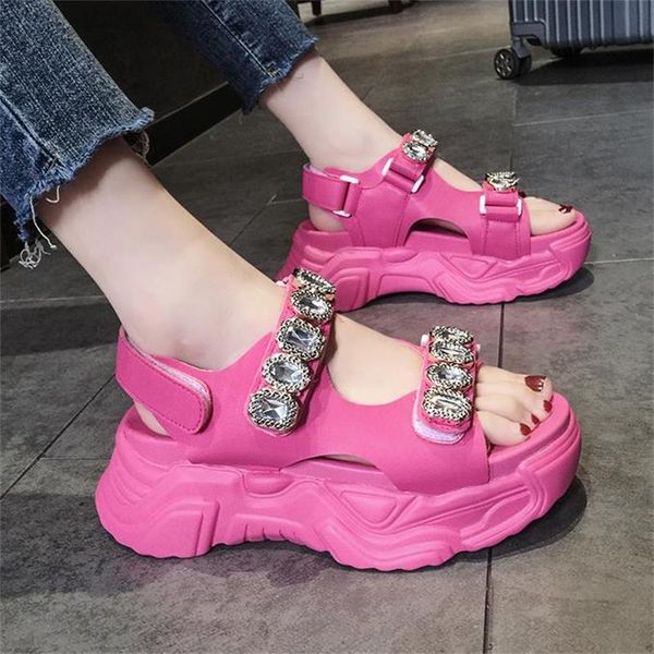 dress shoes high heel sandals women's summer thick-bottom solid color rhinestone waterproof platform wedge beach sandalias zapatos, Black
dress shoes high heel sandals women's summer thick-bottom solid color rhinestone waterproof platform wedge beach sandalias zapatos, Black