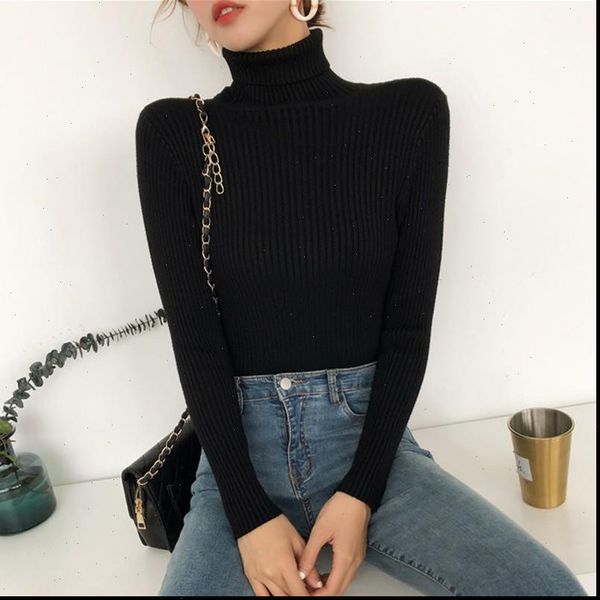 women sweaters autumn fall sweater slim soft long sleeve high neck knit pullover stretch turtleneck, White;black
women sweaters autumn fall sweater slim soft long sleeve high neck knit pullover stretch turtleneck, White;black