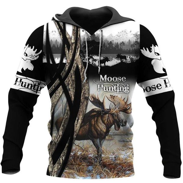men's hoodies & sweatshirts comfortable long-sleeved moose hunting 3d overall printing fashion casual zipper hoodie sweatshirt/hoodie, Black
men's hoodies & sweatshirts comfortable long-sleeved moose hunting 3d overall printing fashion casual zipper hoodie sweatshirt/hoodie, Black