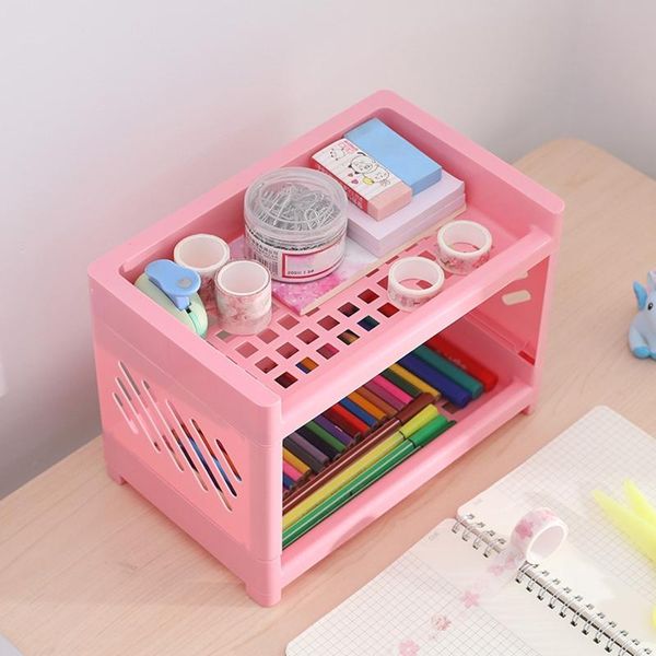 hooks & rails double-layer stationery storage rack hollow holder organizer for bathroom office myding
hooks & rails double-layer stationery storage rack hollow holder organizer for bathroom office myding