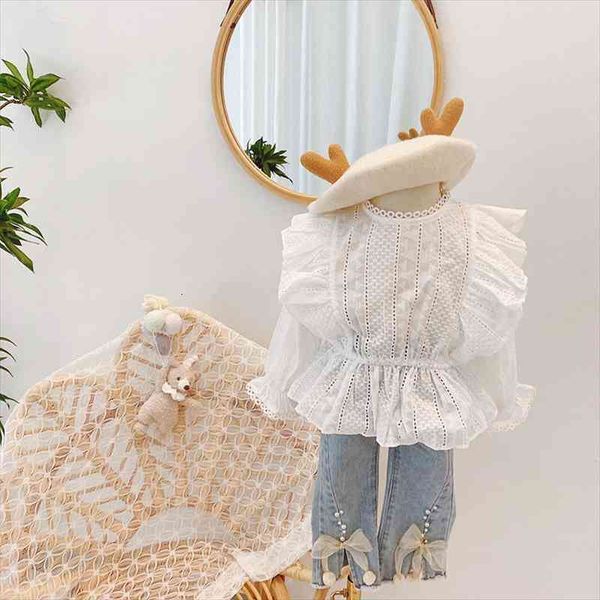 spring childrens flare sleeve o neck ruffles princess party kids white blouse girls clothes, White;black
spring childrens flare sleeve o neck ruffles princess party kids white blouse girls clothes, White;black