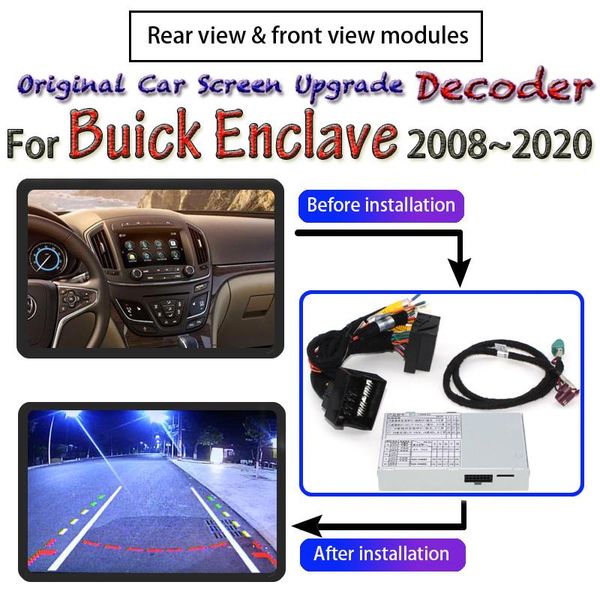 car rear view cameras& parking sensors camera for enclave 2008~2021 adapter connect original upgrade system interface screen reverse c
car rear view cameras& parking sensors camera for enclave 2008~2021 adapter connect original upgrade system interface screen reverse c