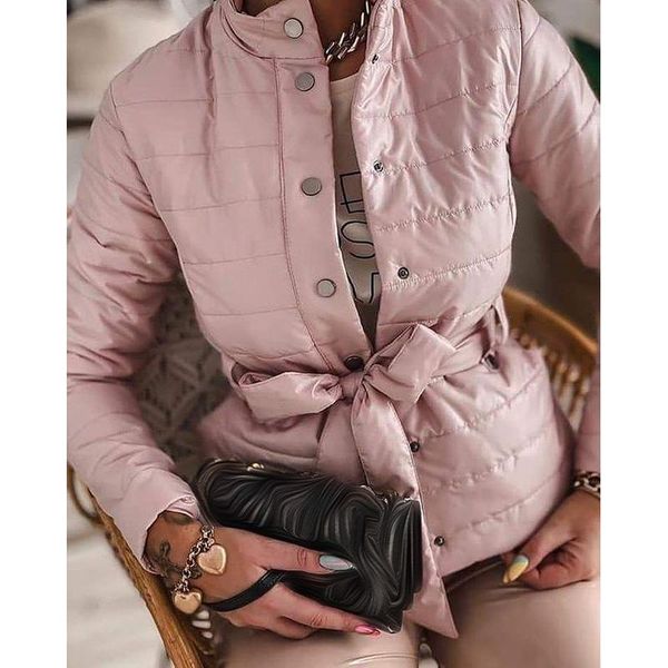 fashion spring casual stand collar parkas women elegant solid light coats tie belt long sleeve cotton jackets ladies women's down &, Black
fashion spring casual stand collar parkas women elegant solid light coats tie belt long sleeve cotton jackets ladies women's down &, Black