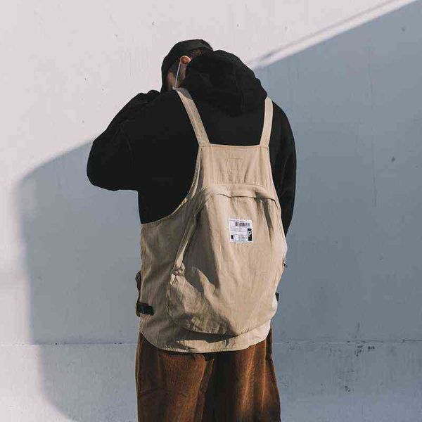 waistcoat vest big backpack japanese vintage multi-pocket men and women sleeveless tide brand tooling jacket, Black;white
waistcoat vest big backpack japanese vintage multi-pocket men and women sleeveless tide brand tooling jacket, Black;white