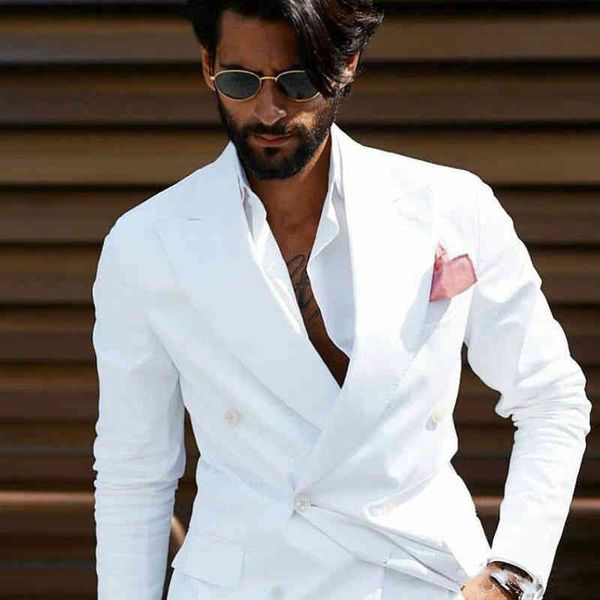 men's suits & blazers branco masculino ternos do noivo casamento smoking 2 peça blazer duplo breasted padrinhos usar calças jaqueta tra, White;black
men's suits & blazers branco masculino ternos do noivo casamento smoking 2 peça blazer duplo breasted padrinhos usar calças jaqueta tra, White;black