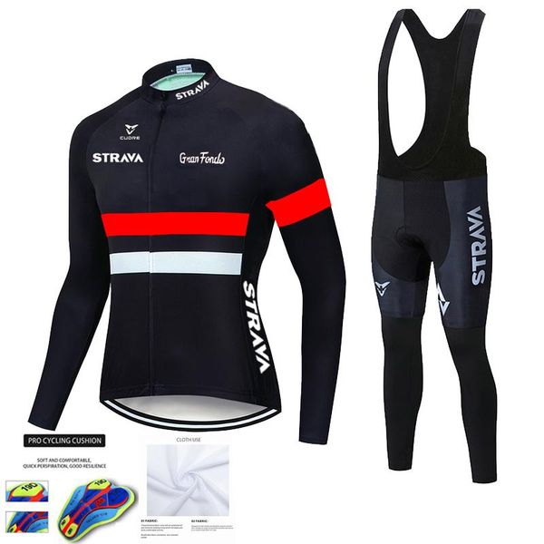 racing sets cycling jerseys set 2021 strava long sleeve bicycle clothing 19d gel padded bib pants men breathable spring/autumn, Black;blue
racing sets cycling jerseys set 2021 strava long sleeve bicycle clothing 19d gel padded bib pants men breathable spring/autumn, Black;blue