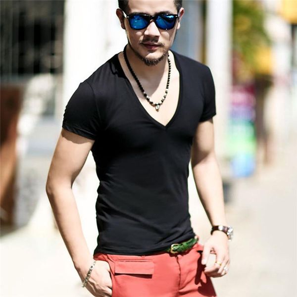 men's t-shirts tees 2021 summer cotton v neck t shirt men fashion trends fitness short sleeve t-shirt nq863598, White;black
men's t-shirts tees 2021 summer cotton v neck t shirt men fashion trends fitness short sleeve t-shirt nq863598, White;black