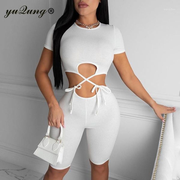 women's jumpsuits & rompers yuqung jumpsuit romper lace up hollow out shorts playsuit summer women clothing party club bodycon bodysuit, Black;white
women's jumpsuits & rompers yuqung jumpsuit romper lace up hollow out shorts playsuit summer women clothing party club bodycon bodysuit, Black;white