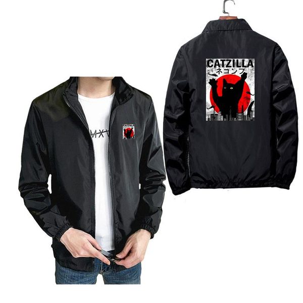 men's jackets fashion catzilla japanese kitten lover jacket men spring long sleeve windbreaker coat vintage sunset harajuku streetwear, Black;brown
men's jackets fashion catzilla japanese kitten lover jacket men spring long sleeve windbreaker coat vintage sunset harajuku streetwear, Black;brown