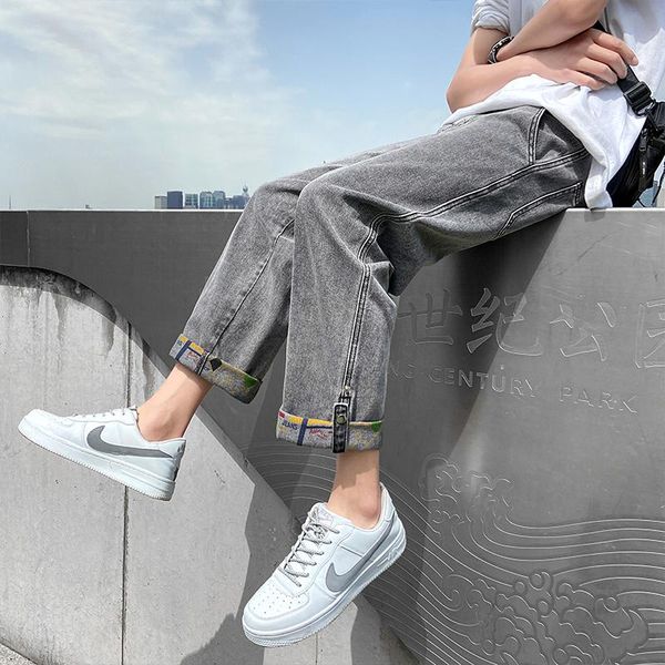 men's jeans 2021 loose black/blue straight pants solid color casual baggy homme cargo pocket wide leg denim trousers
men's jeans 2021 loose black/blue straight pants solid color casual baggy homme cargo pocket wide leg denim trousers