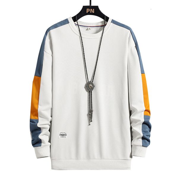 mens sweater new spring clothes men's personalized color matching loose trend student large long sleeved t-shirt, Black
mens sweater new spring clothes men's personalized color matching loose trend student large long sleeved t-shirt, Black