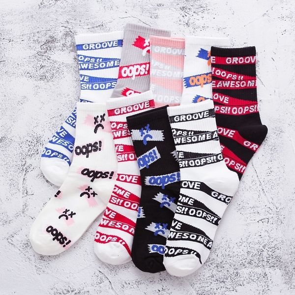 socks autumn high tube webbing jacquard cotton medium women's skateboard baseball sports, Black;white
socks autumn high tube webbing jacquard cotton medium women's skateboard baseball sports, Black;white