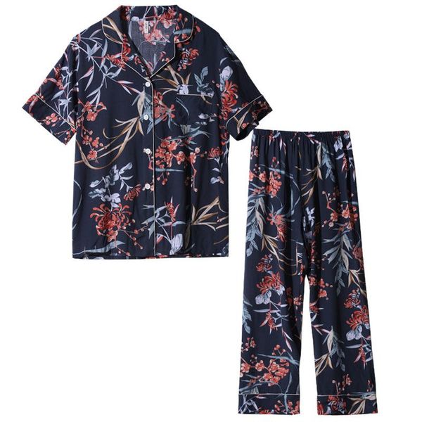women's sleepwear pure cotton pajamas short-sleeved shorts home service breathable summer suit skin-friendly, Black;red
women's sleepwear pure cotton pajamas short-sleeved shorts home service breathable summer suit skin-friendly, Black;red