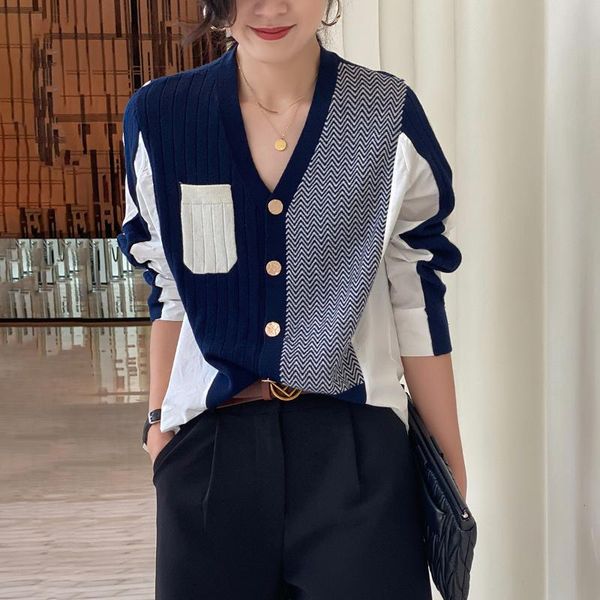 women's knits & tees yihuge fashion irregular autumn knitted cardigans sweater for women loose long sleeve oversize female patchwork s, White
women's knits & tees yihuge fashion irregular autumn knitted cardigans sweater for women loose long sleeve oversize female patchwork s, White