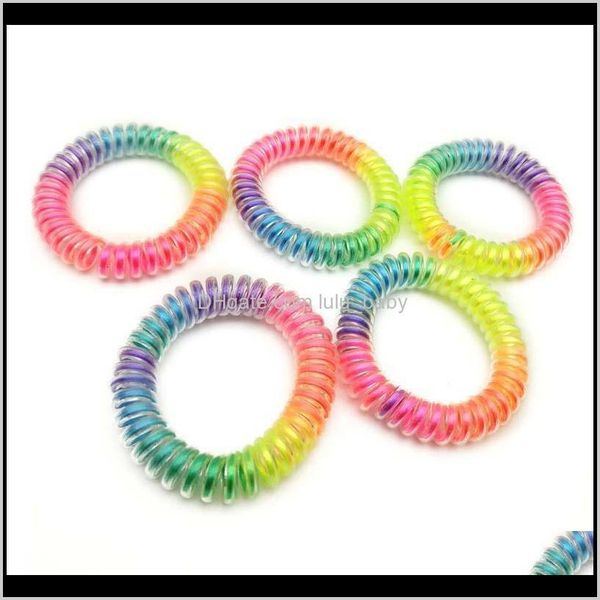 5dot5cm shiny rainbow telephone hair cord ponies elastic soft flexible plastic spiral coil wrist bands girls hair accessories rubber w duylr
5dot5cm shiny rainbow telephone hair cord ponies elastic soft flexible plastic spiral coil wrist bands girls hair accessories rubber w duylr