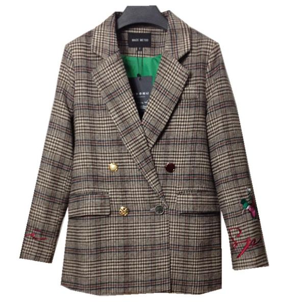 fashion retro woolen small suit jacket spring and autumn women's style slim wild temperament high-end embroidery blazers suits &, White;black
fashion retro woolen small suit jacket spring and autumn women's style slim wild temperament high-end embroidery blazers suits &, White;black