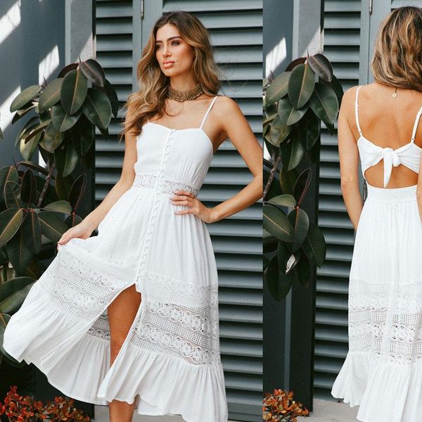 fashion women dresses boho long maxi dress summer ladies sleeveless white beach vestidos evening party casual, Black;gray
fashion women dresses boho long maxi dress summer ladies sleeveless white beach vestidos evening party casual, Black;gray