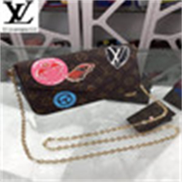 shoulder brand designer bags luxury rg9j badge series bags stickers old flower handbags chain shoulder handles messenger bag m62145 tote
shoulder brand designer bags luxury rg9j badge series bags stickers old flower handbags chain shoulder handles messenger bag m62145 tote
