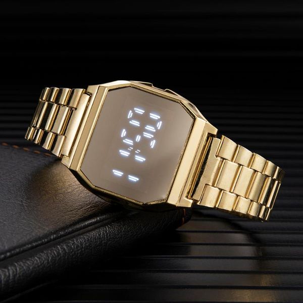 wristwatches sports watch for men luxury gold stainless steel business casual men's digital electronic watches women clock relogio masc, Slivery;brown
wristwatches sports watch for men luxury gold stainless steel business casual men's digital electronic watches women clock relogio masc, Slivery;brown