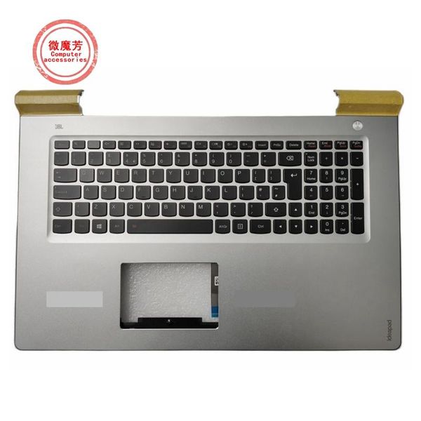 us/sp la shell c cover palmrest upper case with backlit english keyboard for lenovo ideapad 700-17isk lap5cb0k93616 replacement keyboard
us/sp la shell c cover palmrest upper case with backlit english keyboard for lenovo ideapad 700-17isk lap5cb0k93616 replacement keyboard
