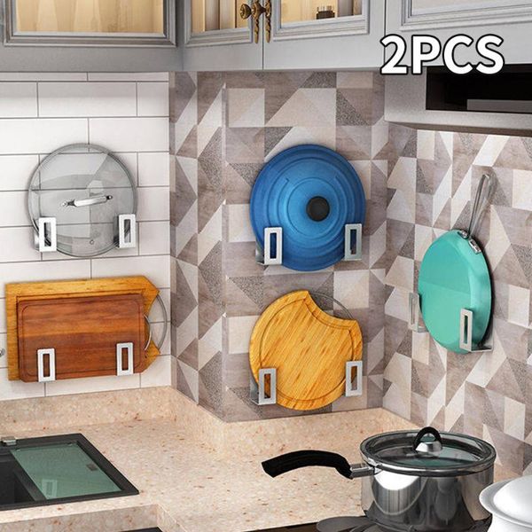 kitchen storage & organization 2pcs pot lid holder cutting board multipurpose rack wall mounted restaurant accessories stainless steel durab
kitchen storage & organization 2pcs pot lid holder cutting board multipurpose rack wall mounted restaurant accessories stainless steel durab