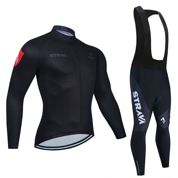 racing sets strava black pro cycling jersey set long sleeve breathable mtb bike clothes wear bicycle clothing ropa, Black;blue
racing sets strava black pro cycling jersey set long sleeve breathable mtb bike clothes wear bicycle clothing ropa, Black;blue