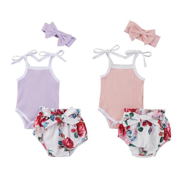 3pcs born baby girl clothes cute sleeveless sling jumpusuit +floral print shorts+bow-tie headband clothing outfits 0-12m sets, White
3pcs born baby girl clothes cute sleeveless sling jumpusuit +floral print shorts+bow-tie headband clothing outfits 0-12m sets, White