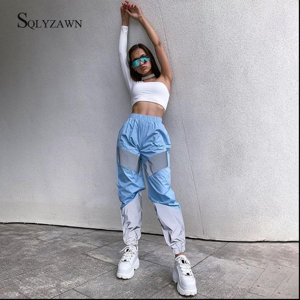 reflective color women pant block patchwork sweat cargo pants streetwear high waist trousers street dance autumn harem jogger clothes, Black;white
reflective color women pant block patchwork sweat cargo pants streetwear high waist trousers street dance autumn harem jogger clothes, Black;white