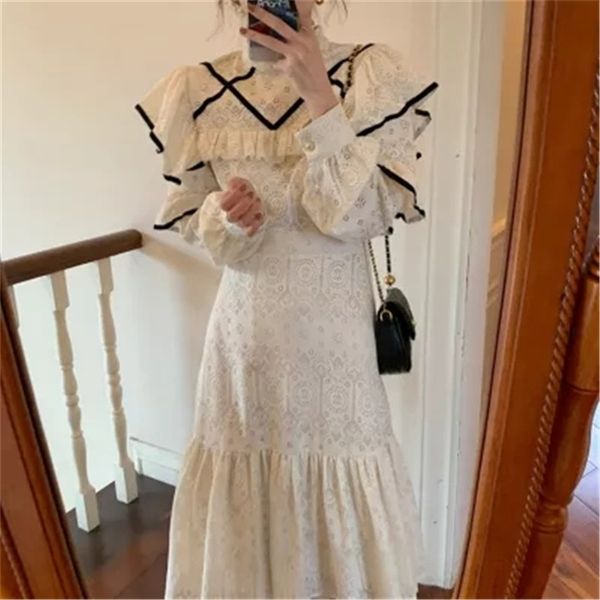 slim girls all match hollow out lace romance patchwork beige gentle sweet ol chic long dresses vestidos 210525, Black;gray
slim girls all match hollow out lace romance patchwork beige gentle sweet ol chic long dresses vestidos 210525, Black;gray