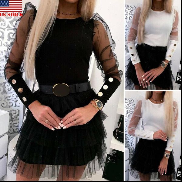 fashion mesh long sleeve solid women blouses color slim rivet club party casual elegant black white
fashion mesh long sleeve solid women blouses color slim rivet club party casual elegant black white