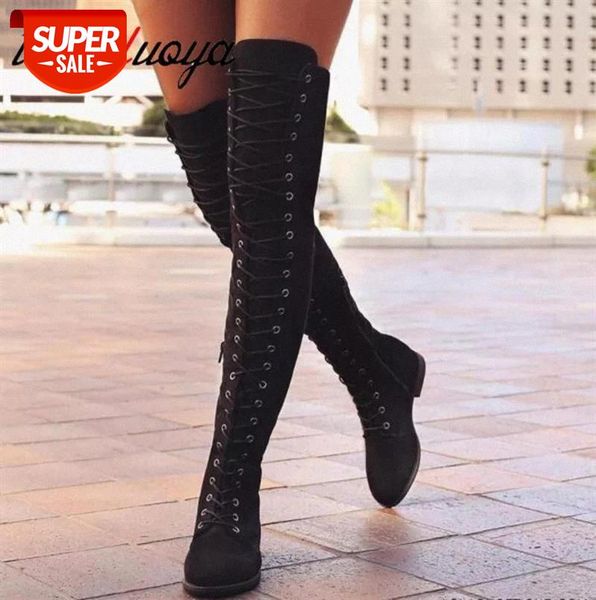 lace up over knee boots women rome style boots women flats shoes woman suede long winter thigh high 35-43 #3d04
lace up over knee boots women rome style boots women flats shoes woman suede long winter thigh high 35-43 #3d04