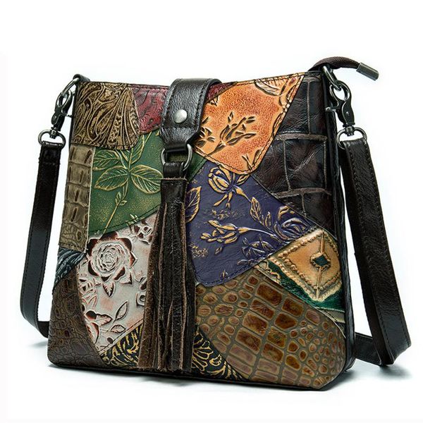 women's shoulder bag genuine leather bags fashion patchwork designer female messenger for women crossbody
women's shoulder bag genuine leather bags fashion patchwork designer female messenger for women crossbody