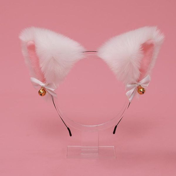hair accessories handmade plush cat ears hairpin bow female animal headband headdress, Slivery;white
hair accessories handmade plush cat ears hairpin bow female animal headband headdress, Slivery;white