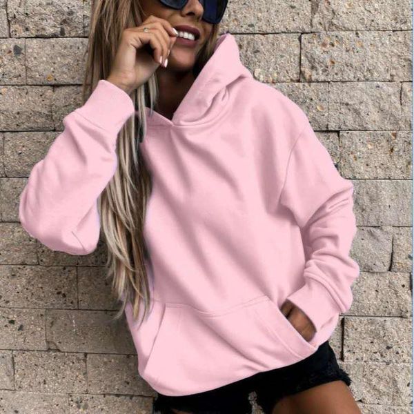 women's hoodies & sweatshirts 2021 style fashion loose multi-color beautiful autumn/winter long sleeve pure cover hoodie blouse women, Black
women's hoodies & sweatshirts 2021 style fashion loose multi-color beautiful autumn/winter long sleeve pure cover hoodie blouse women, Black
