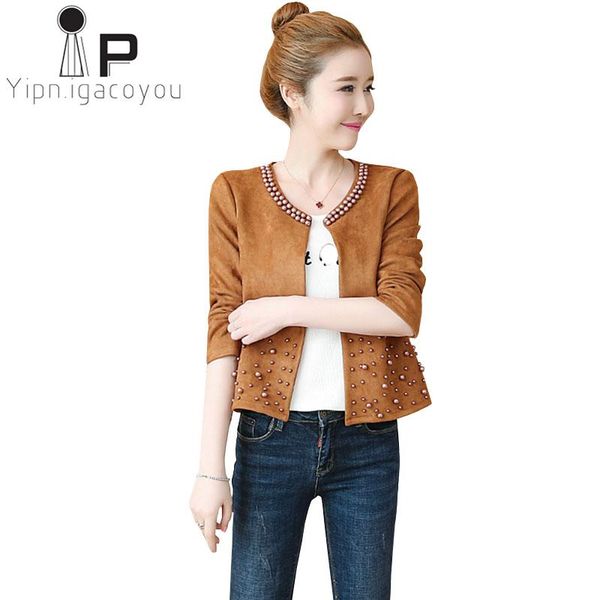 women's jackets autumn fashion jacket women short beading long sleeve coat outerwear plus size harajuku pink fall black suede coats, Black;brown
women's jackets autumn fashion jacket women short beading long sleeve coat outerwear plus size harajuku pink fall black suede coats, Black;brown