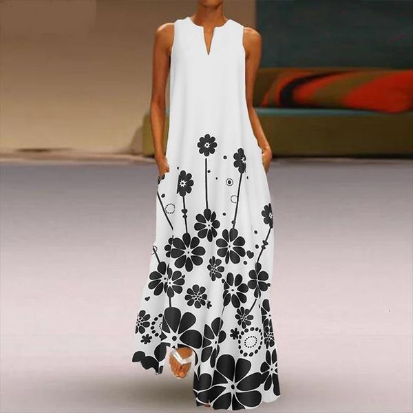 printed sundress bohemian summer womens dresses maxi casual sleeveless vestidos v neck floral robe plus 5xl size, Black;gray
printed sundress bohemian summer womens dresses maxi casual sleeveless vestidos v neck floral robe plus 5xl size, Black;gray
