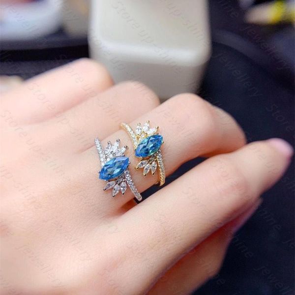 natural z ring 925 silver women's luxury atmosphere fashion all-match cluster rings, Golden;silver
natural z ring 925 silver women's luxury atmosphere fashion all-match cluster rings, Golden;silver