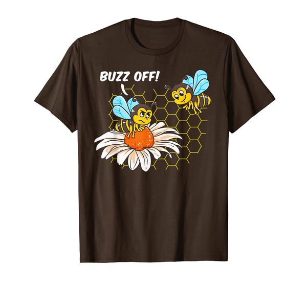 awesome buzz off bee gift for beekeepers antisocial people t-shirt, White;black
awesome buzz off bee gift for beekeepers antisocial people t-shirt, White;black