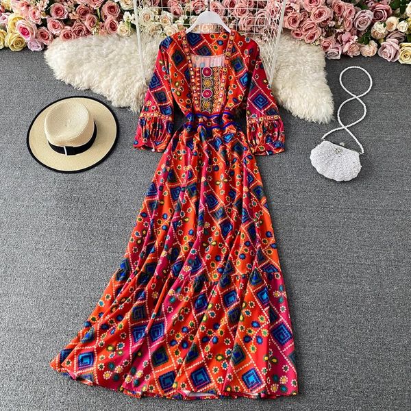 casual dresses 2021 fashion women's clothing print ankle-length square collar for women dress, Black;gray
casual dresses 2021 fashion women's clothing print ankle-length square collar for women dress, Black;gray