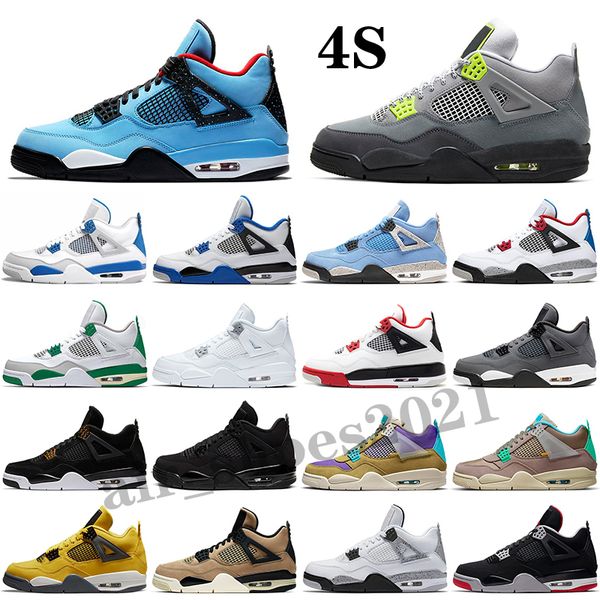 4 retro men basketball shoes university blue sliver black cat toe mocha sail retros high sneakers womens sports trainers 36-46, White;red
4 retro men basketball shoes university blue sliver black cat toe mocha sail retros high sneakers womens sports trainers 36-46, White;red
