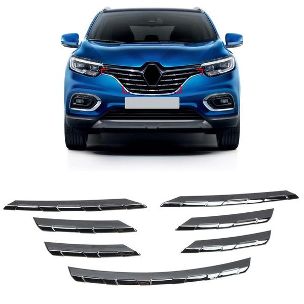 for kadjar 2021 stainless steel front center grille molding strips cover trim 7pcs car styling other interior accessories
for kadjar 2021 stainless steel front center grille molding strips cover trim 7pcs car styling other interior accessories