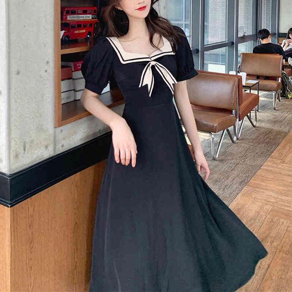 vintage summer japanese sweet lolita dress casual sailor collar vestidos women puff short sleeve a-line midi 210517, Black;gray
vintage summer japanese sweet lolita dress casual sailor collar vestidos women puff short sleeve a-line midi 210517, Black;gray