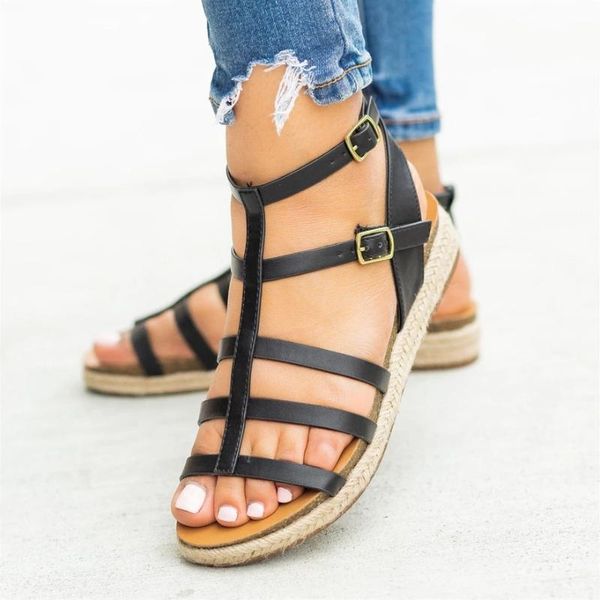 woman shoes 2021 summer fahsion snake pattern sandals flat buckle peep toe ladies casual zapatos de mujer, Black
woman shoes 2021 summer fahsion snake pattern sandals flat buckle peep toe ladies casual zapatos de mujer, Black
