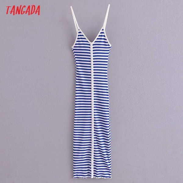 tangada fashion blue striped print slim knit tank dresses for women female casual midi dress 3w40 210609, Black;gray
tangada fashion blue striped print slim knit tank dresses for women female casual midi dress 3w40 210609, Black;gray