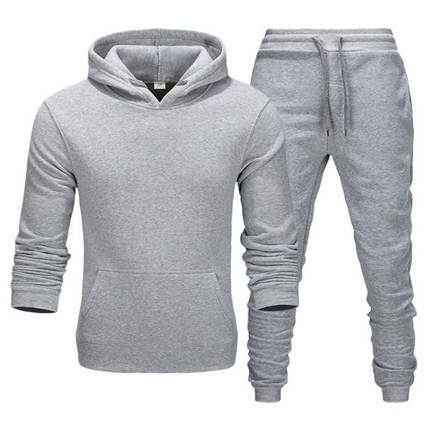 men's tracksuits 2021 fashion sportswear running long-sleeved two-piece hoodie + pants sweater suit, Gray
men's tracksuits 2021 fashion sportswear running long-sleeved two-piece hoodie + pants sweater suit, Gray