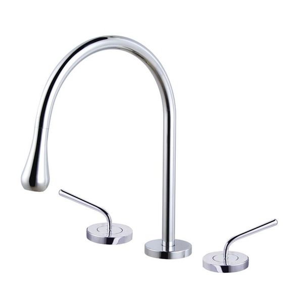 bathroom widespread basin faucets brass sink mixer tap & cold dual handle 3 holes deck mounted black/chrome droplet shape
bathroom widespread basin faucets brass sink mixer tap & cold dual handle 3 holes deck mounted black/chrome droplet shape