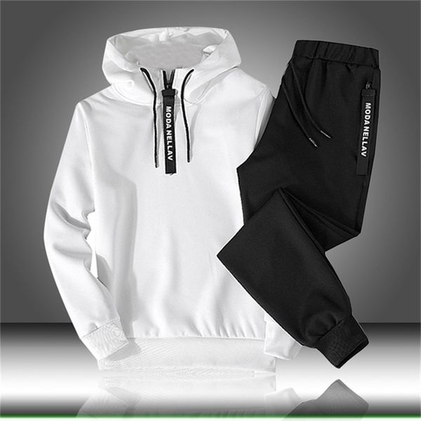 sets tracksuit men autumn winter hooded sweatshirt drawstring outfit sportswear male suit pullover two piece set casual 210806, Gray
sets tracksuit men autumn winter hooded sweatshirt drawstring outfit sportswear male suit pullover two piece set casual 210806, Gray